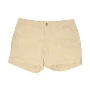 Old Navy shorts tan cotton canvas basics size 10